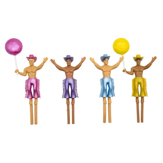 Hunky Cake Topper Buddies, 4ct.